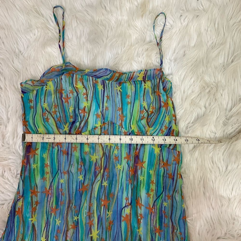 Diane Von Furstenberg stars silk midi dress 8 - Picture 11 of 13